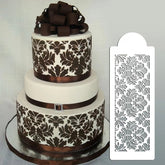 LARGE DAMASK LACE STENCIL PATTERN